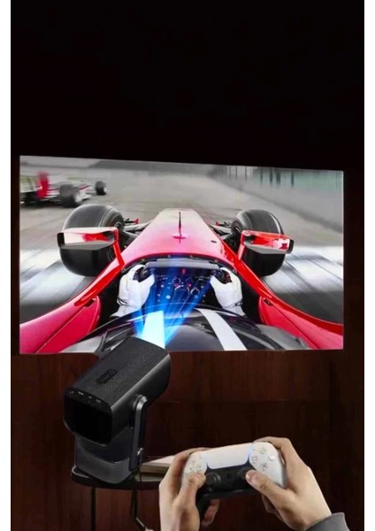 Taşınabilir Sinema Oyun Projektörü Akıllı Projeksiyon Android 11