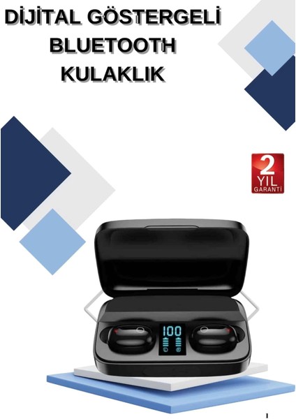 Dijital Göstergeli Bluetooth Kulaklık Kablosuz Tws Stereo Bluetooth 5.0