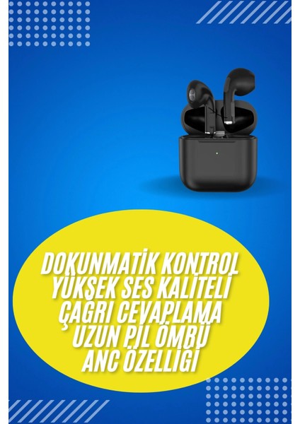 En Çok Tercih Edilen Bluetooth Kulaklık Mikrofonlu Silikonsuz Dokunmatik Kontrol