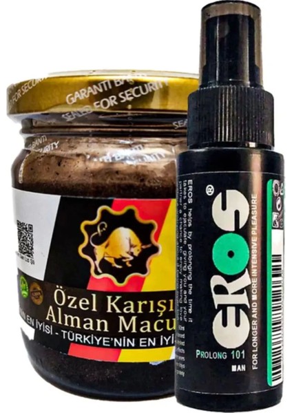Eros Pro 101 Sprey ve Yetişkin Erkekler Için Özel Performanse Artırıcı Karışım 240 gr