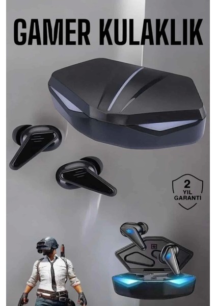 Bluetooth Gamer Oyuncu Kulaklığı Anc Özelliği Yüksek Ses Kaliteli