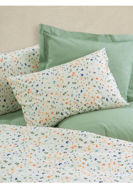 Cotton Box Petite Çift Kişilik Nevresim Takımı Lola Yeşil