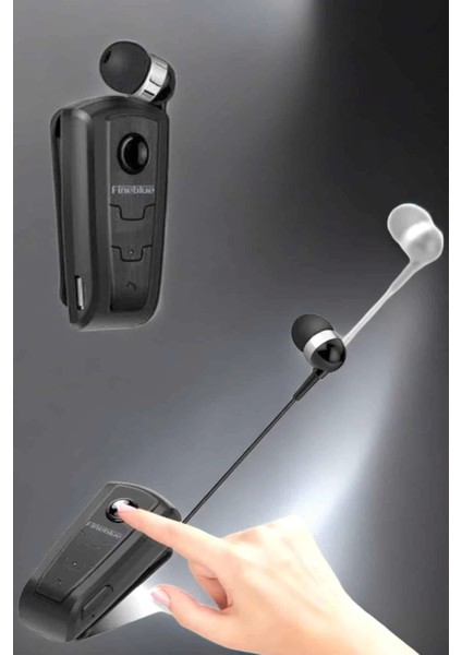 Makaralı Bluetooth Kulaklık Çağrı Cevaplama Kablolu Uzun Pil Ömrü