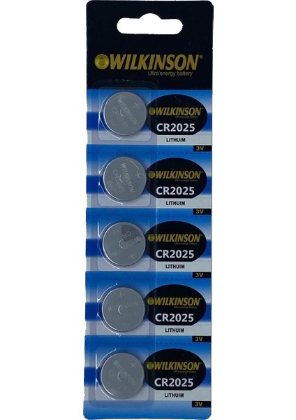Wılkınson 2025 3V Lityum Düğme Pil 5'li Paket - TGZ5465-2506