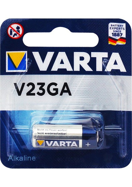 Varta 23A 12 Volt Alkalin Para Pil Tekli Paket (4767) - TGZ8456-2641