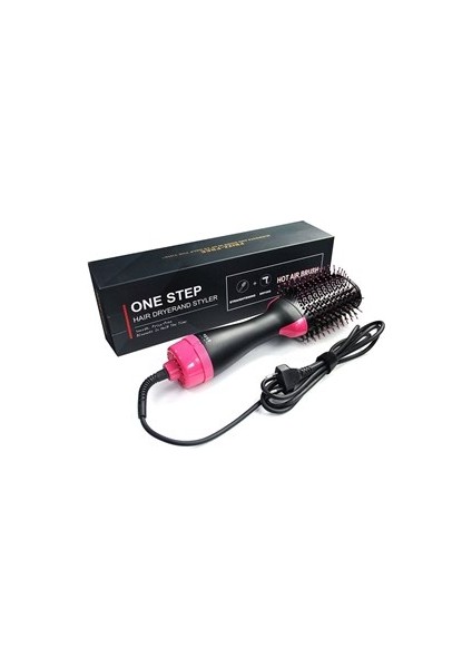 2in1 One Step Kurutmalı Saç Düzleştirici - Elektrikli Fön Tarak 1200W (476 - TGZ6624-3858