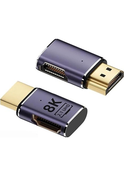 Ally HDMI To HDMI 8k 2.1uhd Mıknatıs Başlıklı Çevirici Otg ADAPTÖR-(5775) - TGZ6232-5294