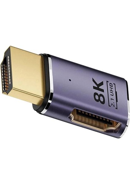 Ally HDMI To HDMI 8k 2.1uhd Mıknatıs Başlıklı Çevirici Otg ADAPTÖR-(5775) - TGZ6232-5294