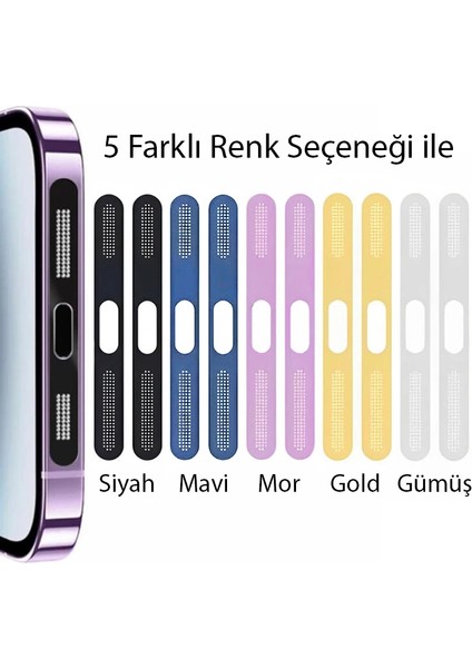 Ally iPhone 15 Pro Için Anti-Dust Toz ve Kir Önleyici Sticker 2 Adet SET-(5775) - TGZ5496-5780