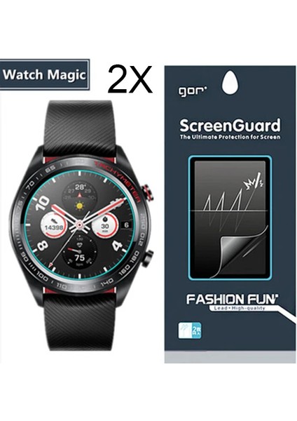 Gor Huawei Watch Magic 2 Darbe Emici Ekran Koruyucu 2 Adet SET-(5775) - TGZ9077-8211