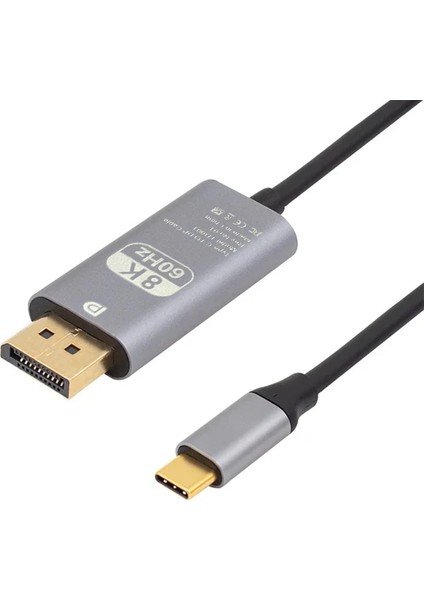 Ally Type-C To Displayport 8k 60Hz Çevirici Görüntü Kablosu 1m - Hdtv Projektör - TGZ5669-7774