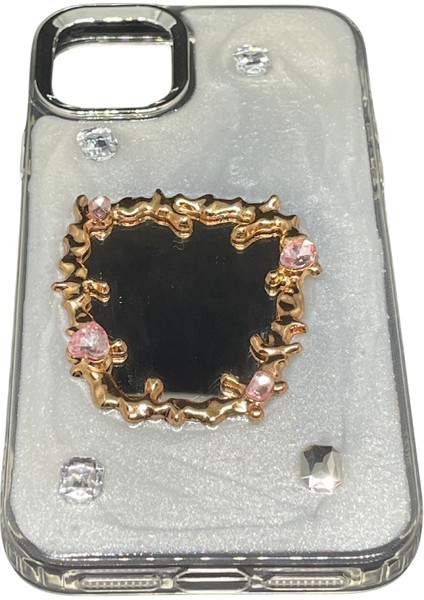 Apple 16 Pro Max Boncuklu El Geçmeli Aynalı Silikon Kılıf fiyatları