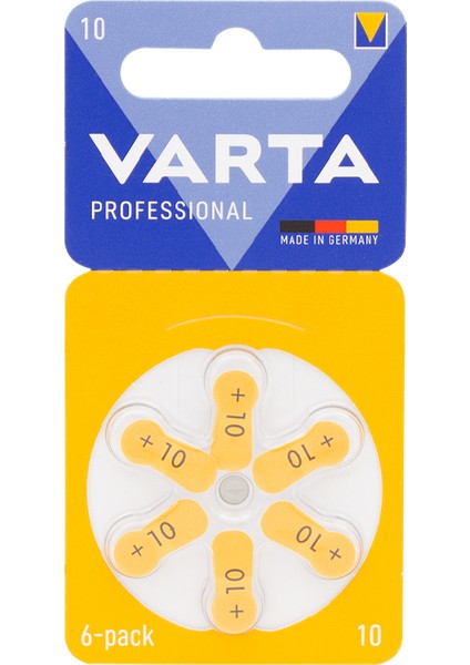 Varta 10 No Kulaklık Pili 6lı Paket (4767) - TGZ7961-1870
