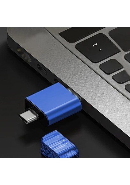 Ally USB 3.0+Type-C+Lightning Sd Kart Okuyucu - Hızlı Card READER-(5775) - TGZ4058-5787