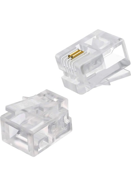 Rj 11 Telefon Soketi 6p/2c (100LÜK Paket) (4767) - TGZ6797-9876