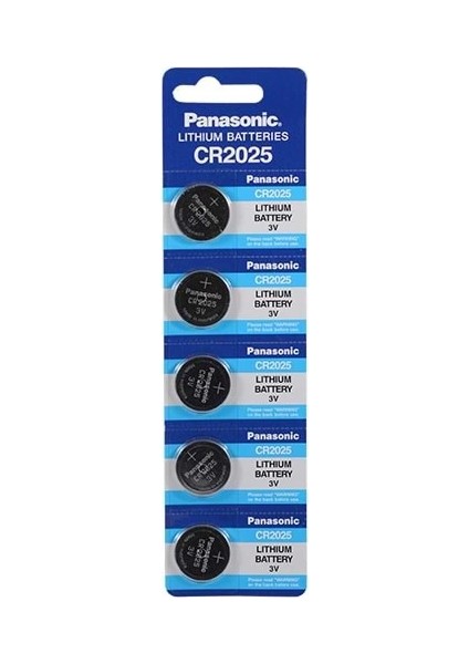 2025 3V Lityum Düğme Pil 5'li Paket - TGZ7164-1769