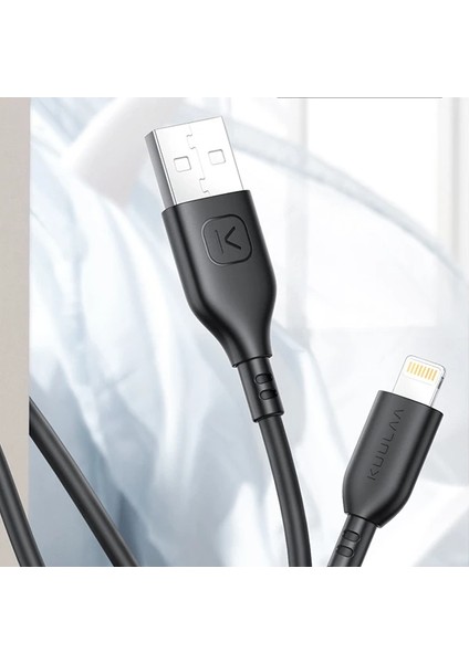 Kuulaa 1m Mfı Sertifikalı Iphone USB Şarj KABLOSU-(5775) - TGZ4843-4287