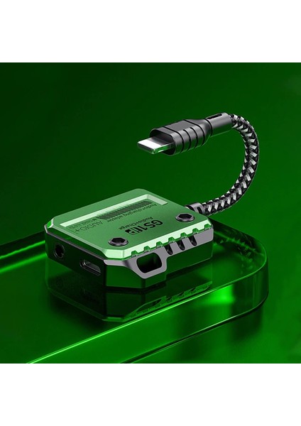 Plextone Gs1 iPhone Mıknatıslı Lightning To 3.5mm Kulaklık + 30W Hızlı Şarj A - TGZ5928-6056
