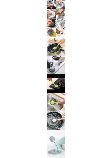 Turk Çelik Tel Bulaşık Teli Ergonomik 10 Yedekli M.janssens Design - TGZ2382-4411