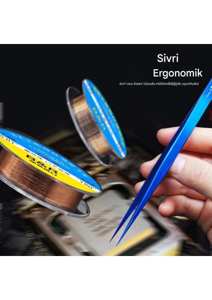B＆r Ft-03 0.01MM 0.02MM 120M Ince Bakır Yol Çekme Teli+Cımbız Set indirimleri