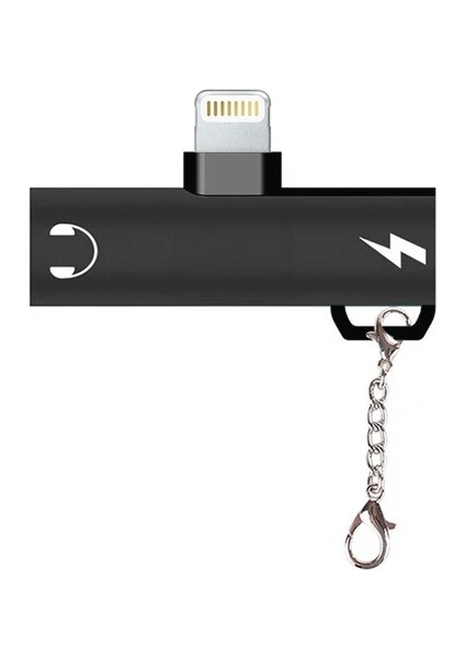 Iphone 3.5mm Kulaklık ve Şarj Dönüştürücü Başlık ADAPTÖR-(5775) - TGZ1110-8463
