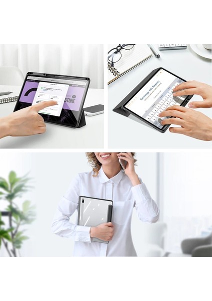 Dux Ducis Sm Galaxy Tab S8-S7 Kılıf Toby Series Manyetik Kapaklı Kılıf (X700/X7 - TGZ6144-4976