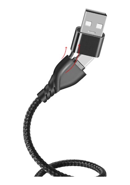 Ally 2in1 USB Lightning To Pd Kablosu+Usb KABLO-(5775) - TGZ2796-9736