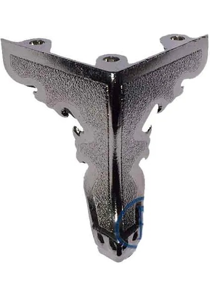 Kelebek Sandık Ayağı Kutu Ayak 55 cm - Nikel 50 Adet - TGZ8271-9297