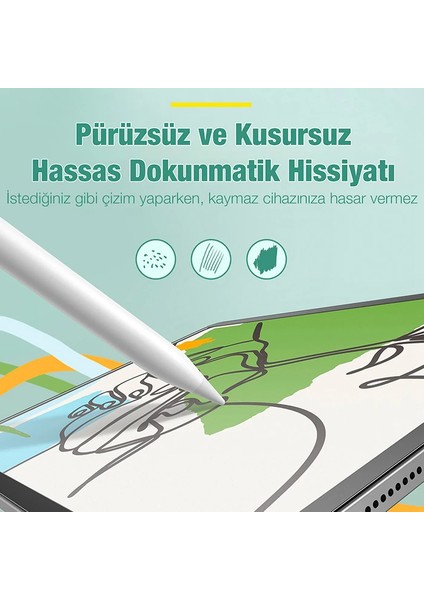 Baseus iPad 9.7inç Manyetik Kenarlı Mıknatıslı Ekran Koruyucu iPad 9.7 2018 / - TGZ1706-3254