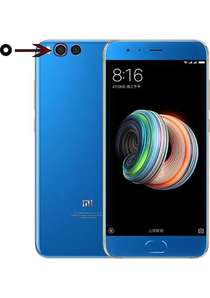 Xiaomi Mi Note 3 Arka Kamera Lens CAM-(5775) - TGZ7866-8706