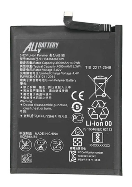 Ally Mate 10MATE 10 PROP20 Pro Pil Batarya HB436486ECW-(5775) - TGZ4787-8053
