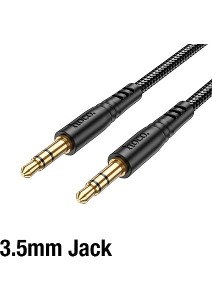 Hoco UPA24 Aux To Aux 3.5mm Ses Aktarım Kablosu 1MT-(5775) - TGZ9635-9102