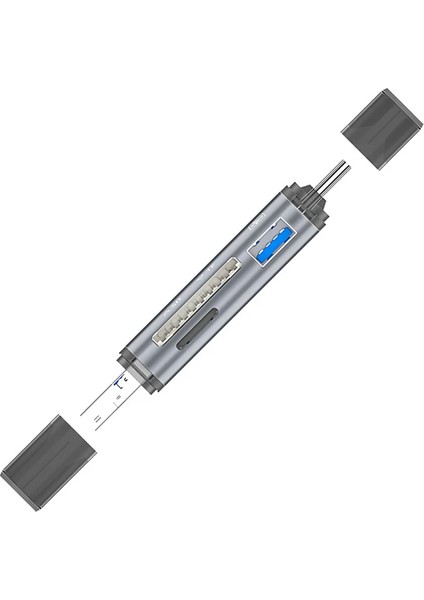 Ally ADS-307 3 In 1 USB + Micro USB + Type-C Otg Kart OKUYUCU-(5775) - TGZ9739-7047