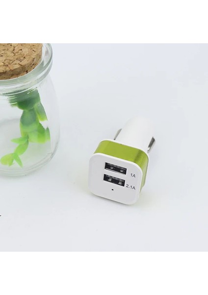 Ally Çift USB Girişli Oto Şarj Aleti BAŞLIK-(5775) - TGZ5656-5470