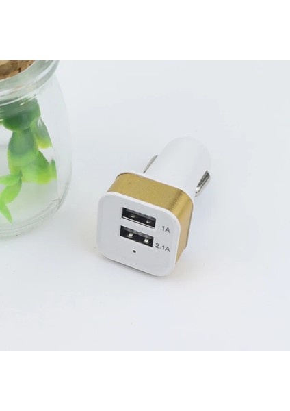 Ally Çift USB Girişli Oto Şarj Aleti BAŞLIK-(5775) - TGZ5656-5470