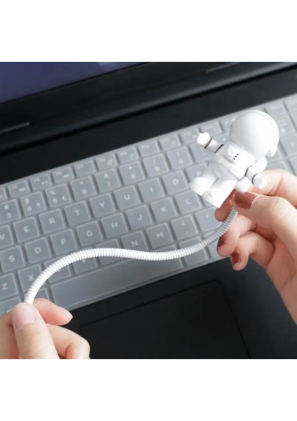 USB Astronot Gece Lambası Masa Lambası Kitap Okuma Lambası Işığı (4767) - TGZ6072-9195
