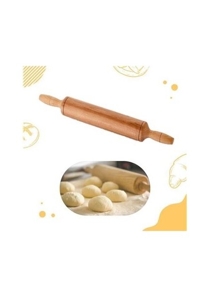 Turk 33 cm Ahşap Merdane - TGZ4976-6620