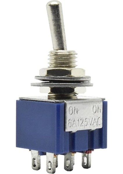 Toggle Switch On-On Ø6mm MTS-202 (IC-144) (4767) - TGZ8046-3873