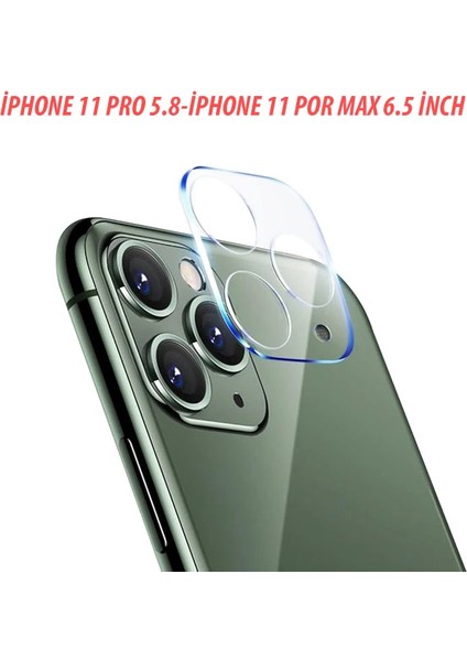 iPhone 11 Pro 11 Pro Max Full Tempered Kamera Koruyucu Kırılmaz CAM-(5775) - TGZ3745-2510