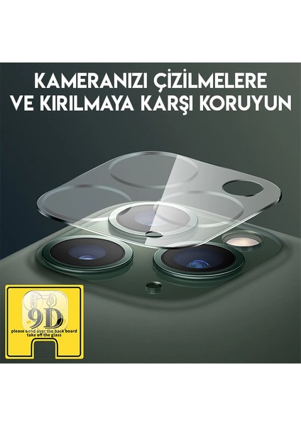 iPhone 11 Pro 11 Pro Max Full Tempered Kamera Koruyucu Kırılmaz CAM-(5775) - TGZ3745-2510 modelleri