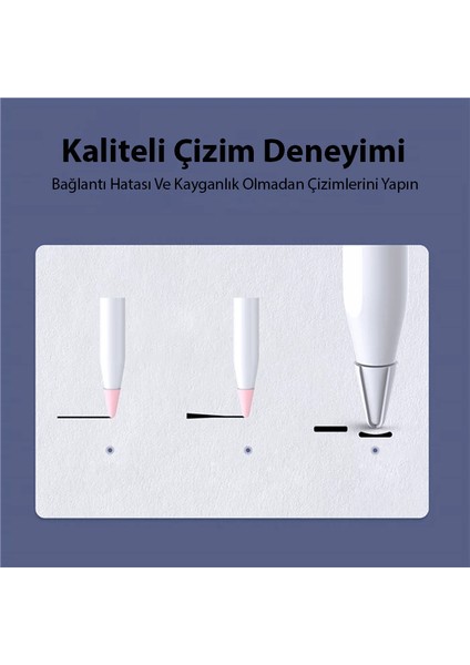 Dux Ducis Apple Pencil Için Renkli Kalem Ucu 10X-(5775) - TGZ9915-9611