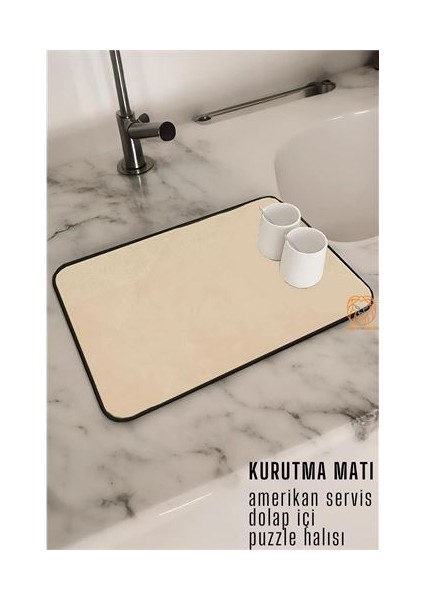 Turk Bulaşık Durulama Kurutma Matı Süzücü Emici V.valore Design - TGZ3611-9537
