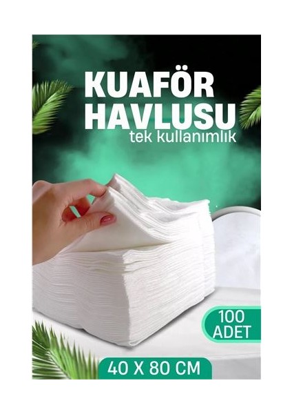 Turk Tek Kullanımlık Kuaför Havlusu - Berber Havlusu Spa Havlusu Medikal Havlu 10 - TGZ3882-4149