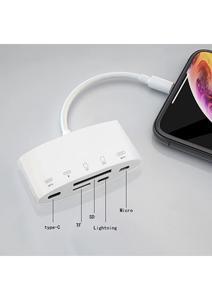 Ally NK-1040+PLUS Iphone Lightning To Sd/tf Card USB Kamera ADAPTÖRÜ-(5775) - TGZ4487-8568