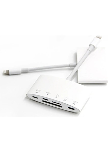 Ally NK-1040+PLUS Iphone Lightning To Sd/tf Card USB Kamera ADAPTÖRÜ-(5775) - TGZ4487-8568
