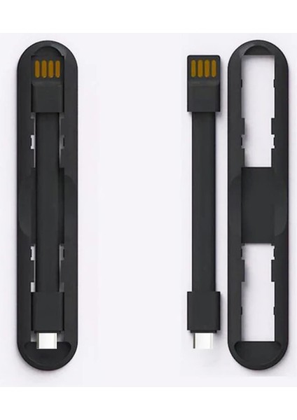 2in1 USB Type C Mini USB Şarj ve Telefon Yüzük Tutucu STAND-(5775) - TGZ3944-7467