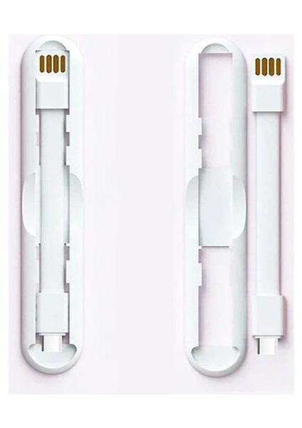2in1 USB Type C Mini USB Şarj ve Telefon Yüzük Tutucu STAND-(5775) - TGZ3944-7467