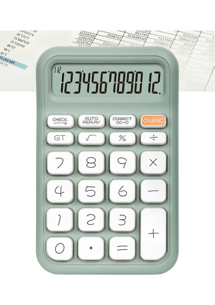 Yeşil 12 Haneli Hesap Makinesi (4767) - TGZ2163-5777