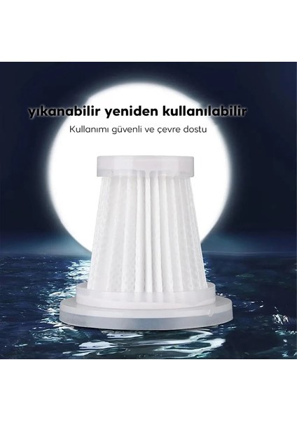 Ally M2037 6000R Portatif Vakumlu Üflemeli Mini Araç Süpürgesi - Toz ve Kül Tem - TGZ1846-1866