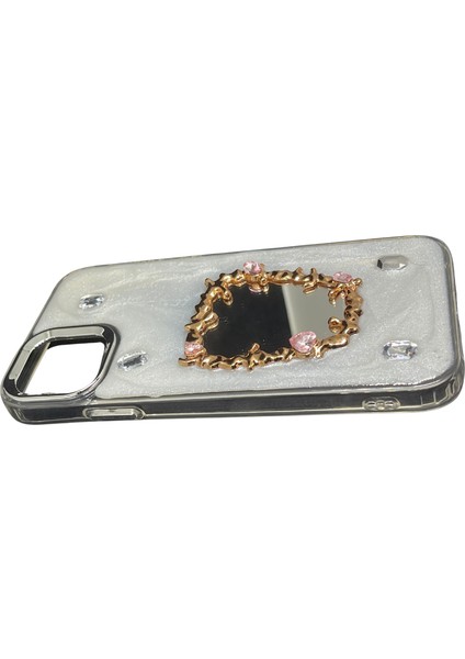 Apple 15 Pro Kılıf Boncuklu El Geçmeli Aynalı Silikon Kılıf fırsatları